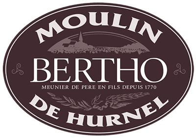 Logo de la Minoterie Bertho, Moulin de Hurnel
